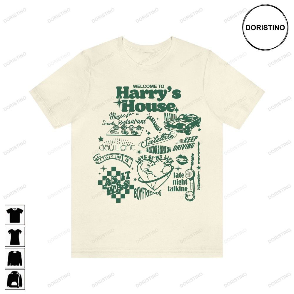 Harrys House Harrys House Track List Gifts For Her Unisex Album Limited Edition T-shirts