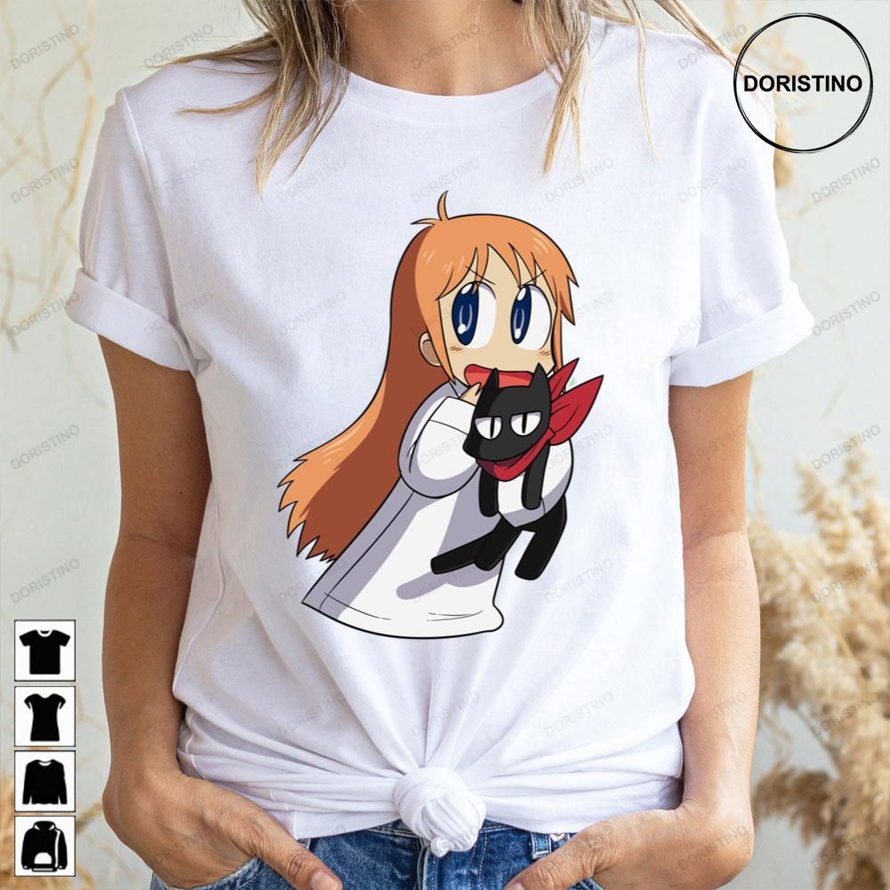 Sakomoto Nichijou Cat Yuuko Aioi Awesome Shirts