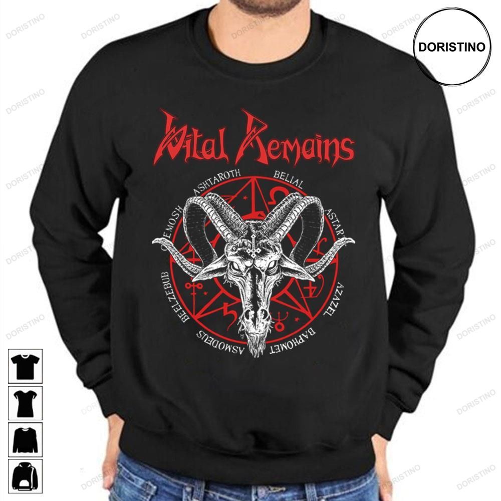 Satan Vital Remains Limited Edition T-shirts