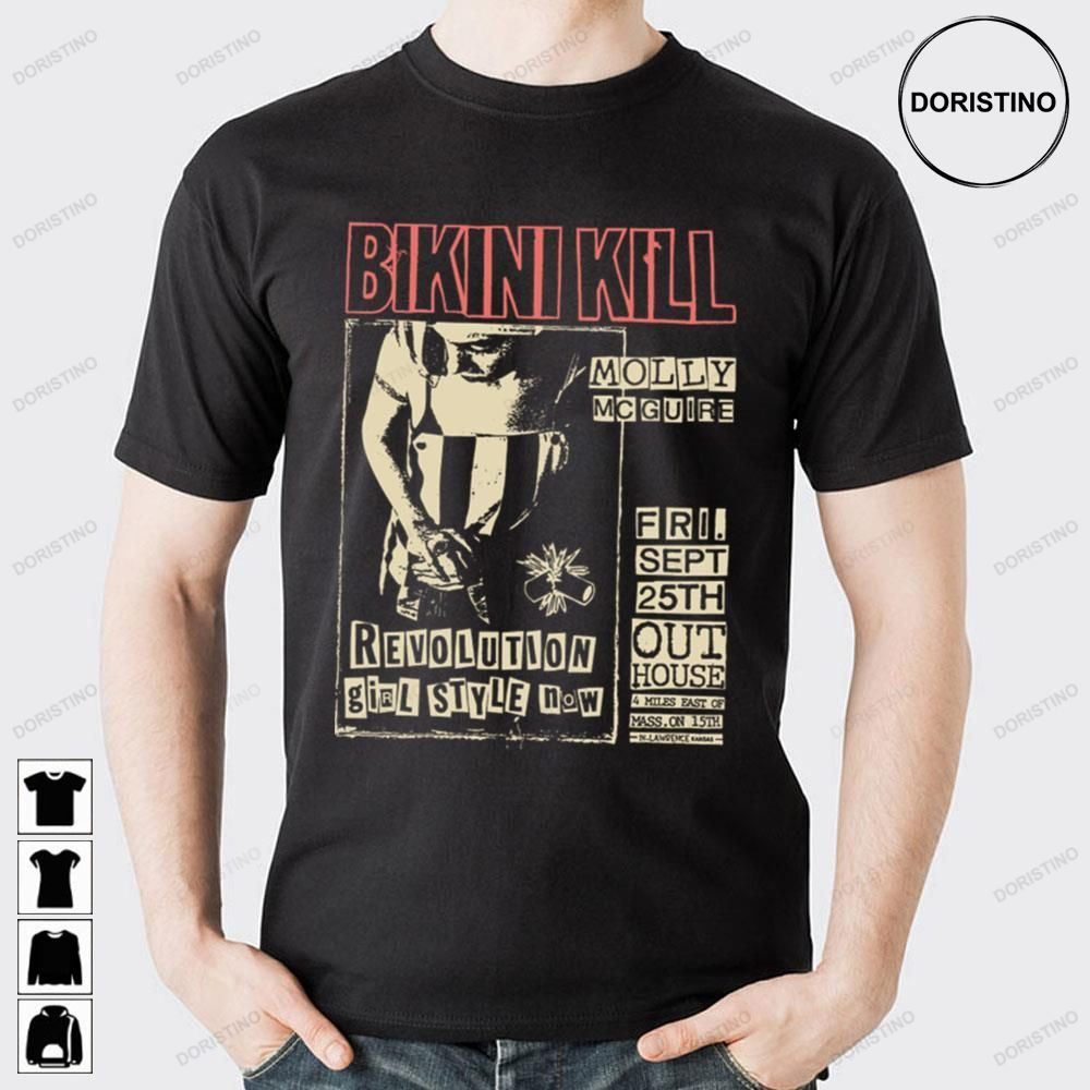 Revolution Music Bikini Kill Band Doristino Trending Style