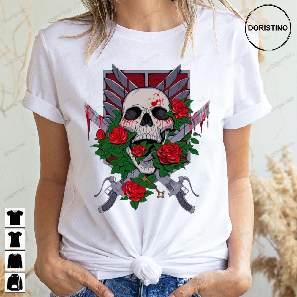 Rose Skull Attack On Titan Doristino Trending Style