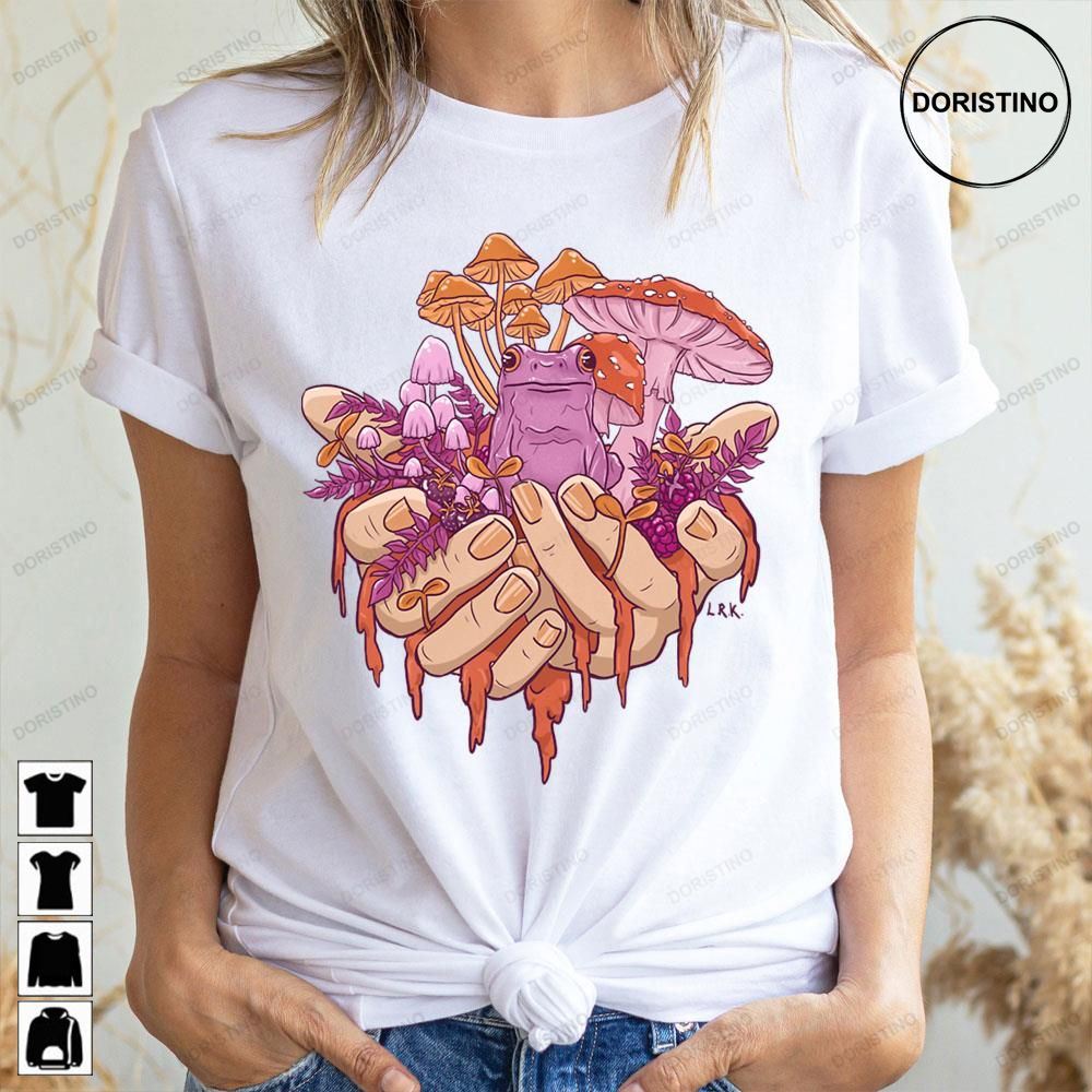 Sapphic Toadstool Frog Handful Doristino Awesome Shirts