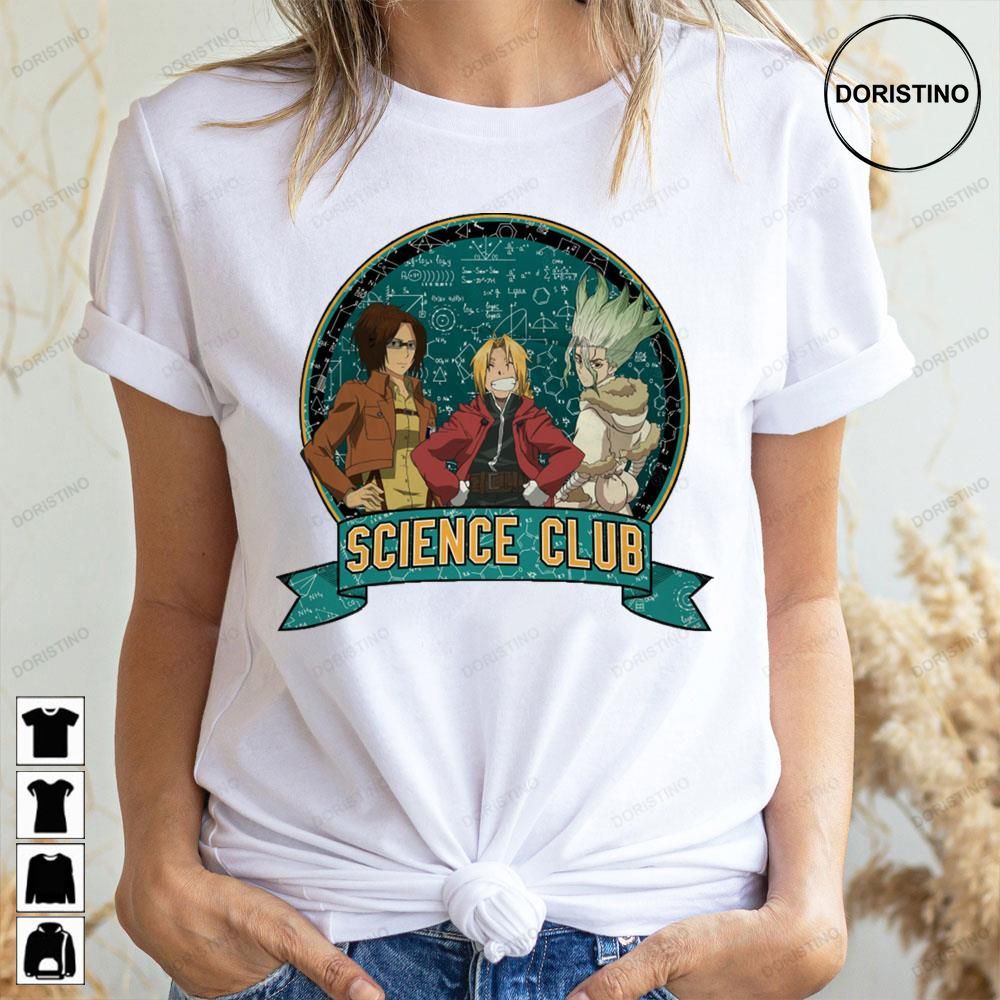 Science Club Fullmetal Alchemist Doristino Limited Edition T-shirts