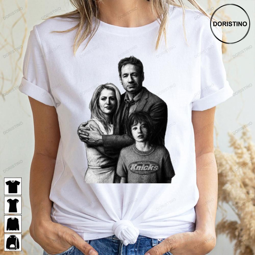 Scully And Mulder Family X- Files Doristino Awesome Shirts