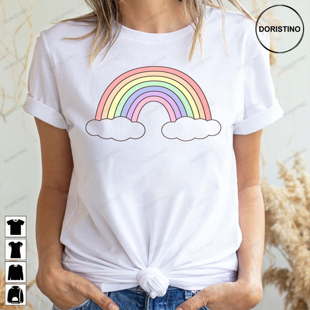 Simple Pastel Rainbow Doristino Awesome Shirts