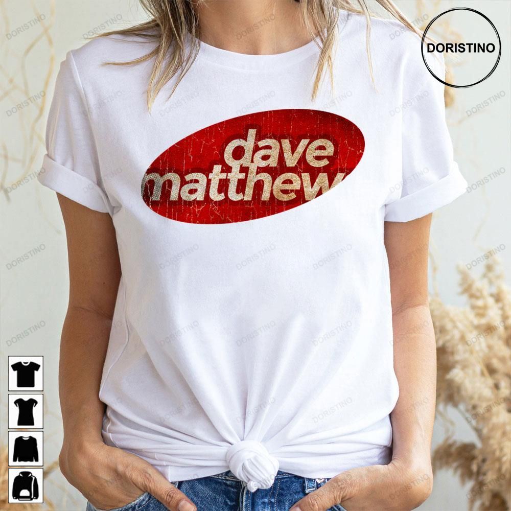 Simple Red Elips Vintage Dave Matthews Doristino Awesome Shirts