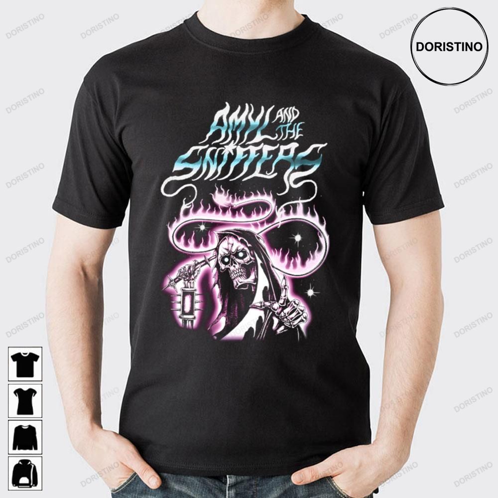 Skull Art Amyl And The Sniffers Doristino Limited Edition T-shirts