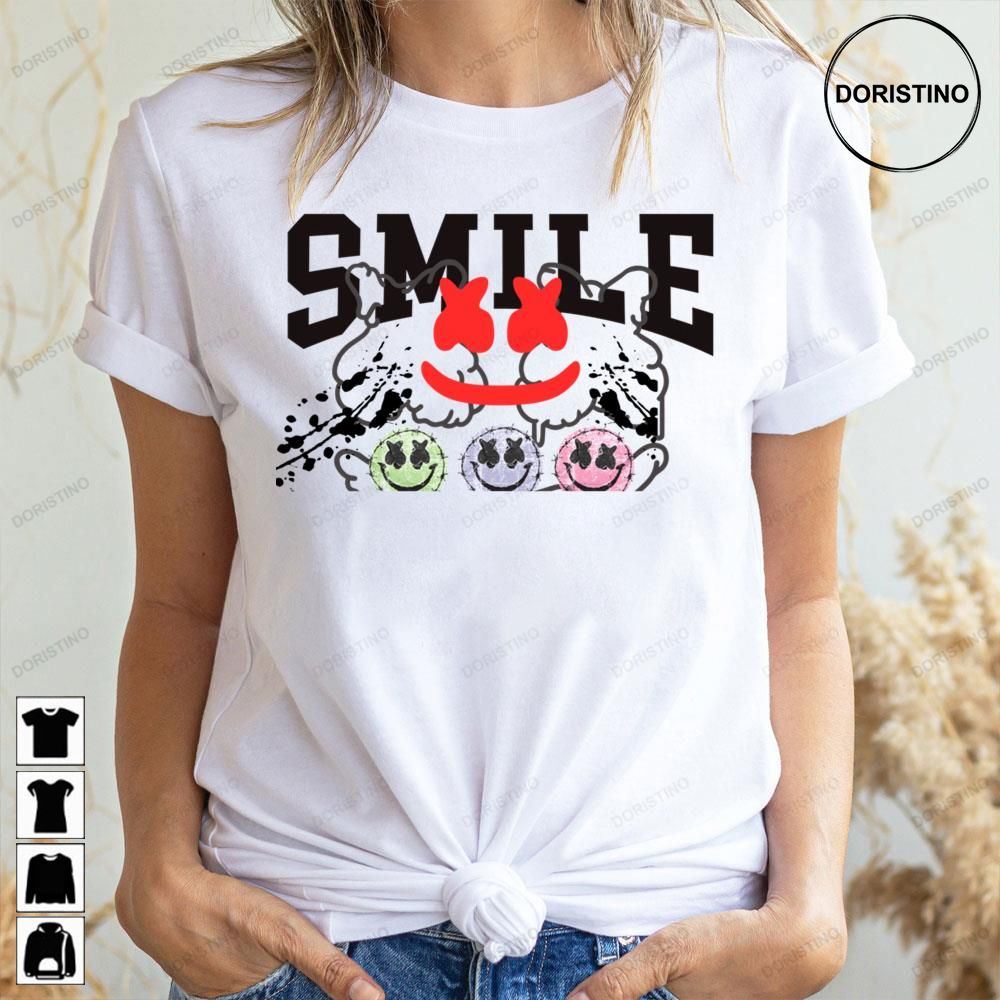 Smile Color Art Marshmello Doristino Awesome Shirts