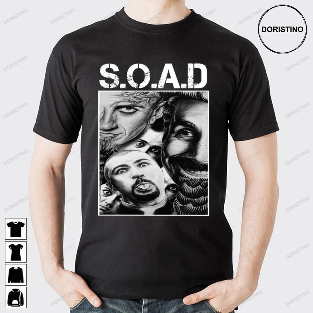 Soad Black Art Funny People System Of A Down Doristino Awesome Shirts