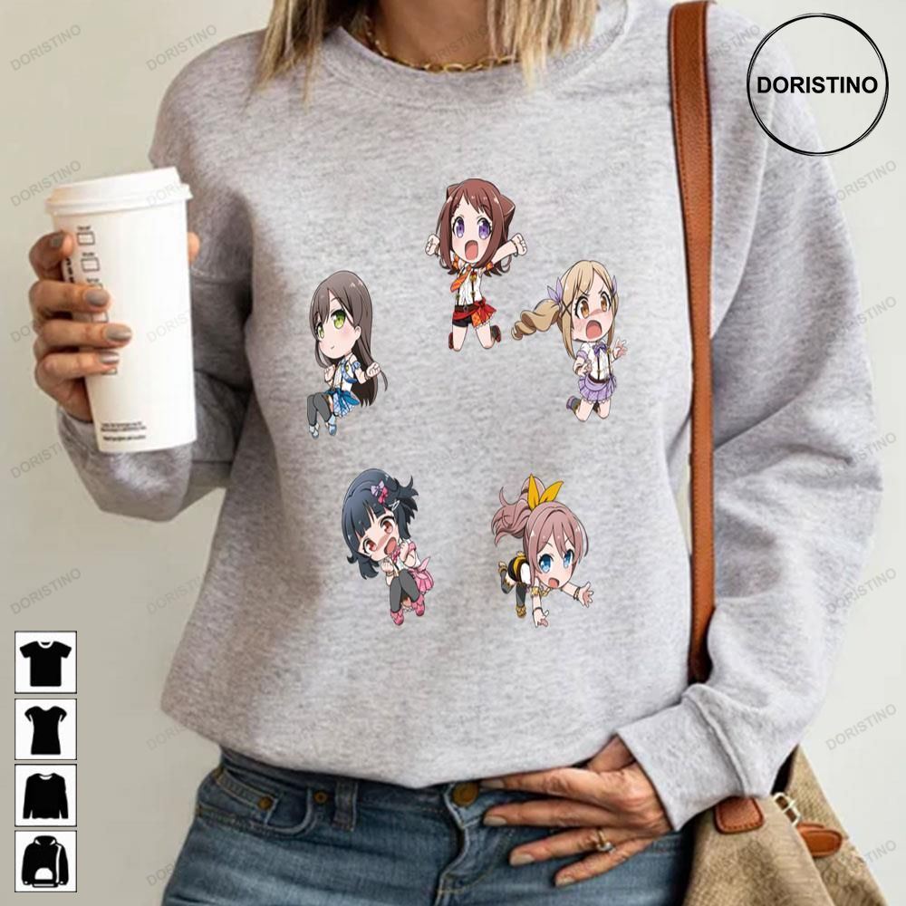 Bang Dream Poppin Party Dream Limited Edition T-shirts