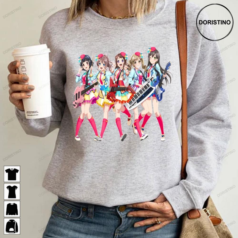 Bang Dream Poppin Party Limited Edition T-shirts