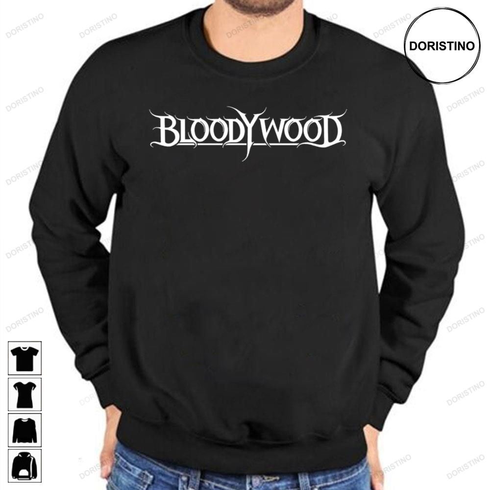 Bloodywood White Logo Art Awesome Shirts