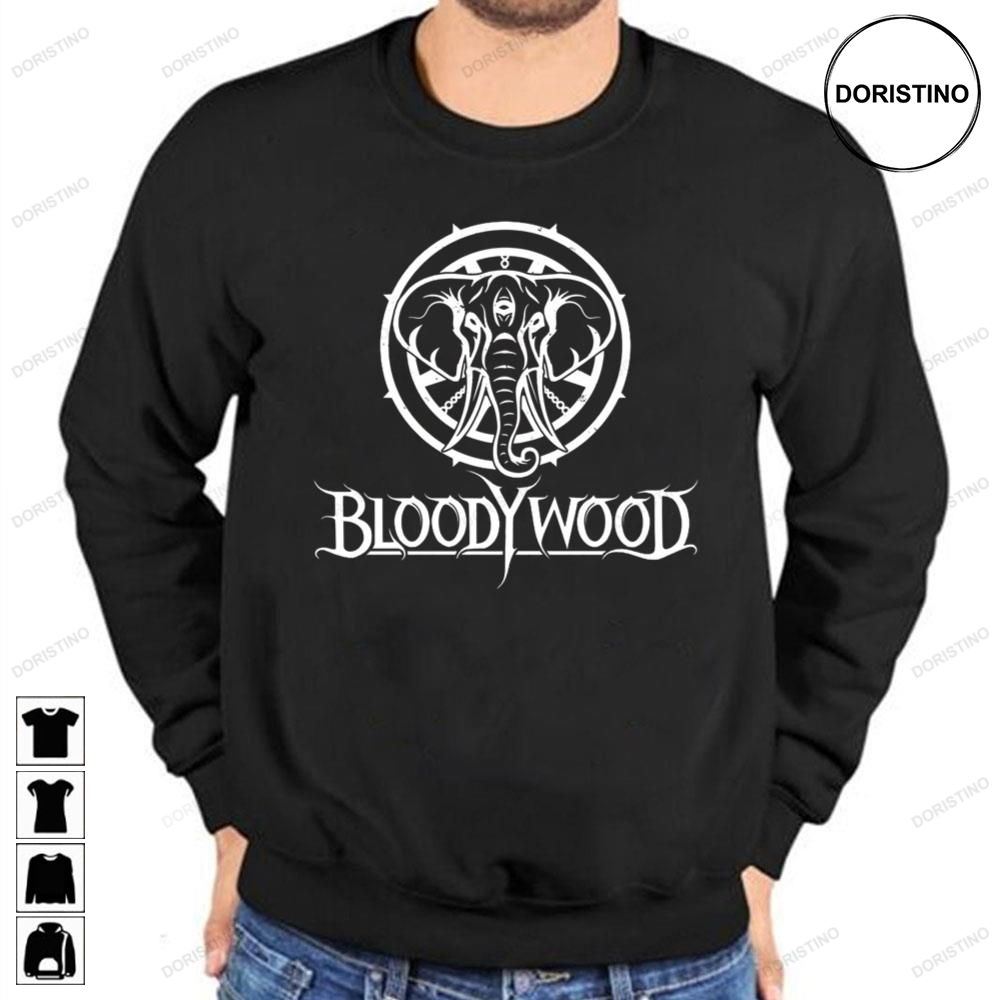 Bloodywood White Logo Awesome Shirts