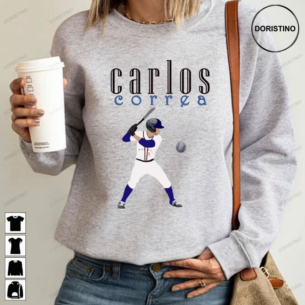 Carlos Correa Cartoon Baseball Limited Edition T-shirts