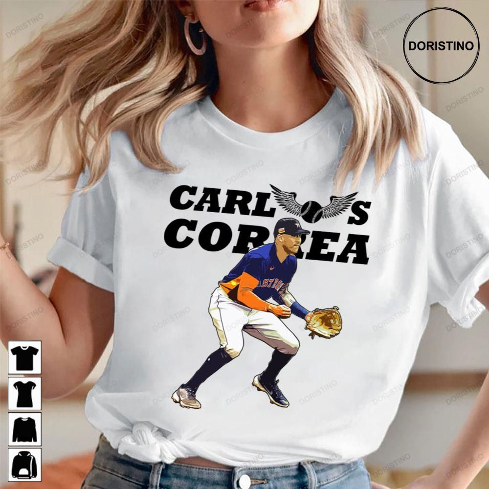 Carlos Correa Player Artwork Baseball Limited Edition T-shirts