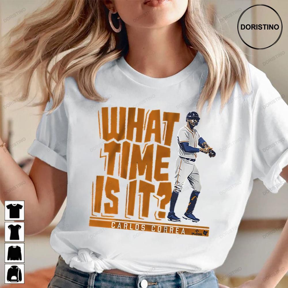 Carlos Correa What Time Is It Baseball Awesome Shirts
