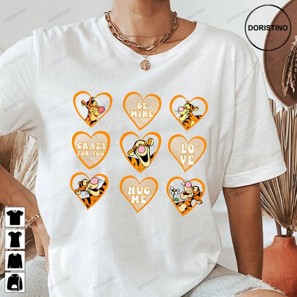 Cute Tigger Valentine's Day Disney Tigger Hug Me Limited Edition T-shirts