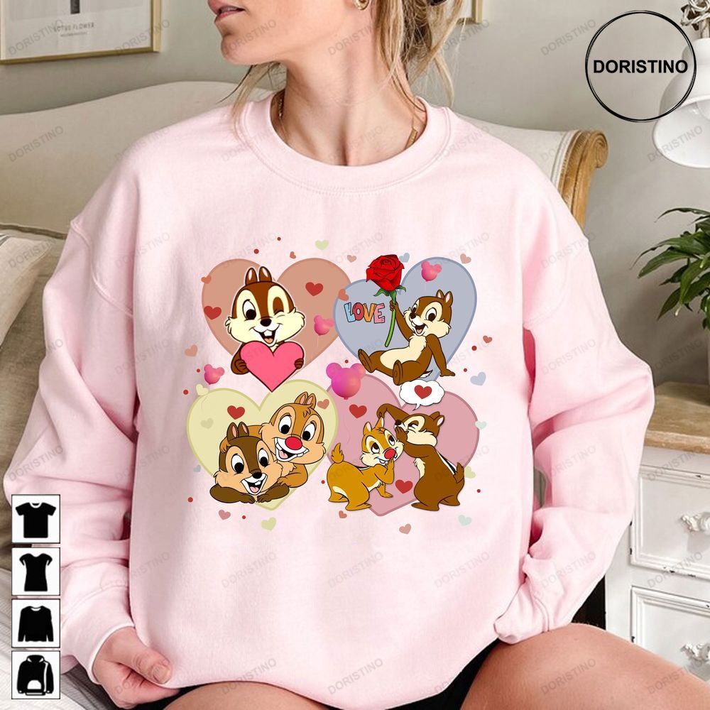 Disney Chip And Dale Valentine Disney Chip And Dale Awesome Shirts