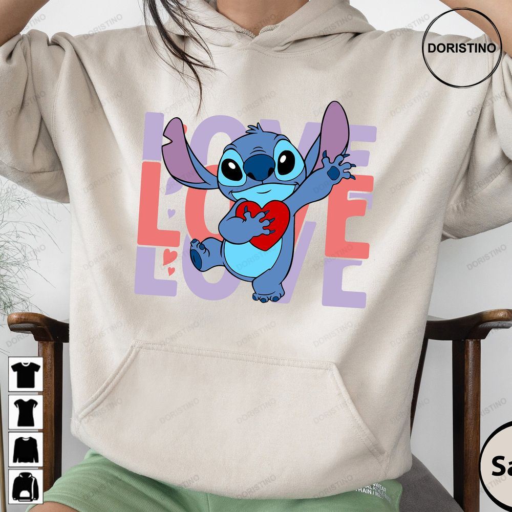 Disney Stitch Disney Valentines Day Limited Edition T-shirts