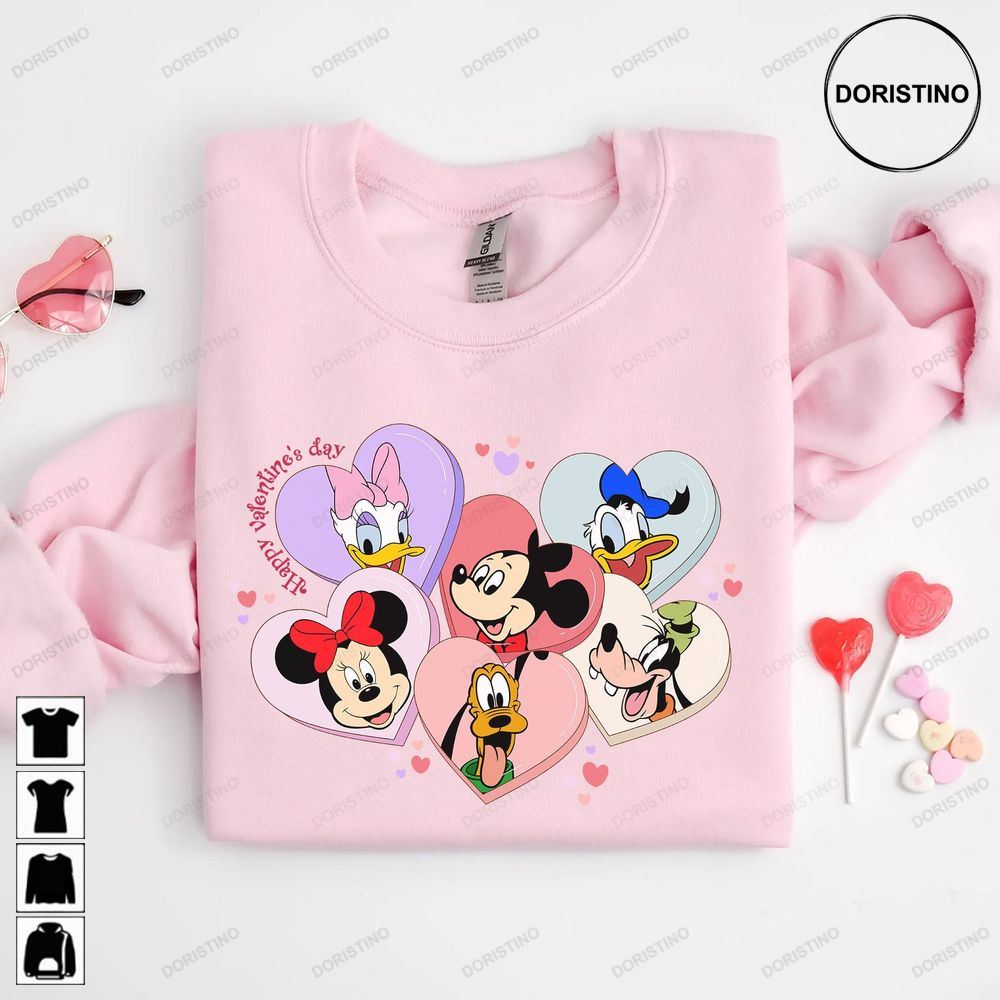 Disney Valentine Disney Character Valentine Pooh Limited Edition T-shirts