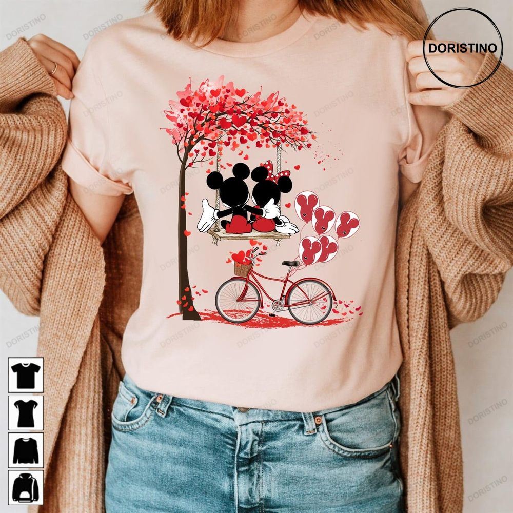 Disney Valentine Mickey And Minnie Valentine Limited Edition T-shirts