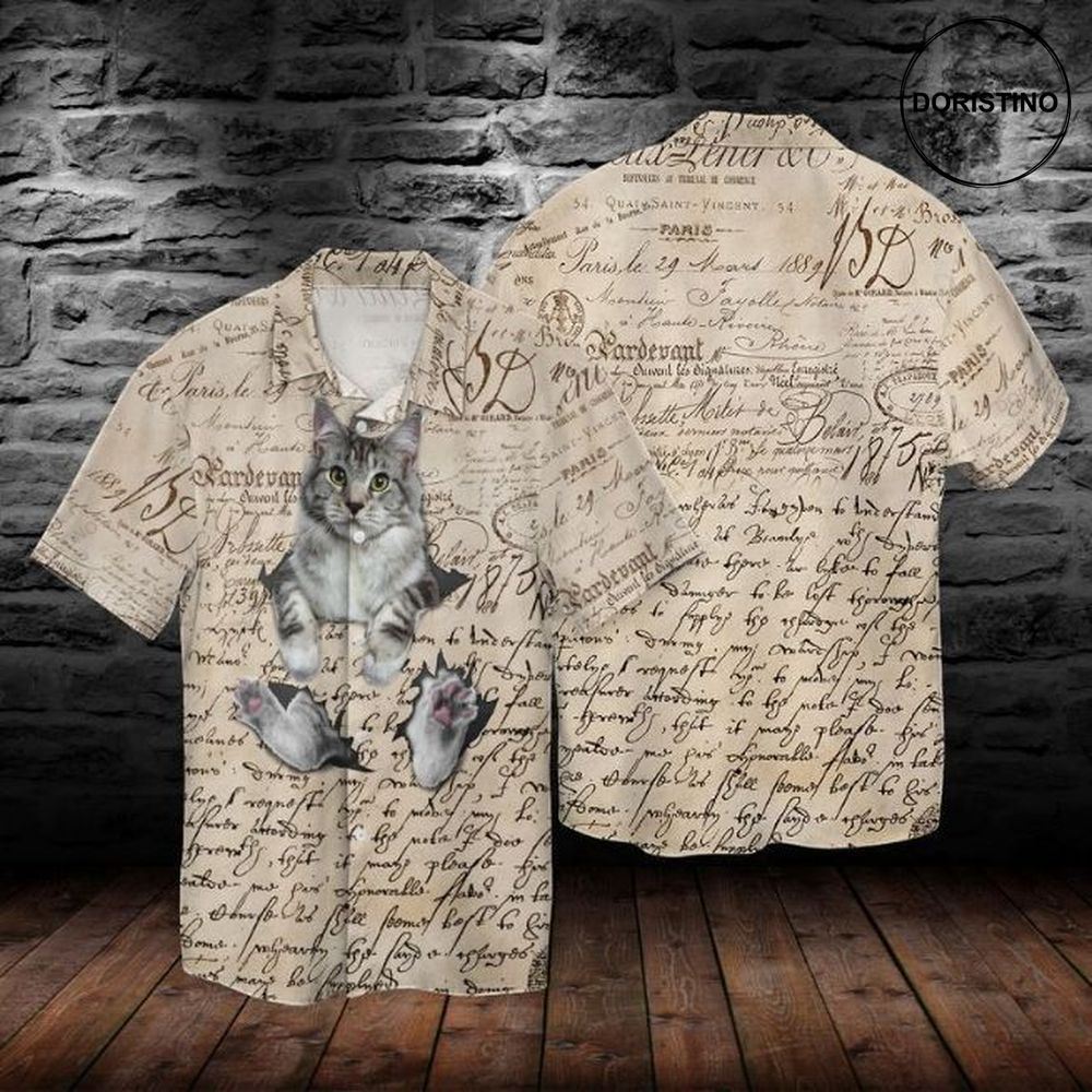 Cat Graphic Limited Edition Hawaiian Shirt