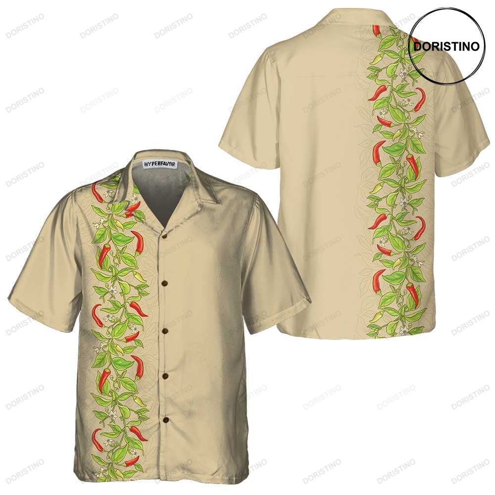 Cayenne Pepper Branches Funny Red Pepper For Men Red Hot Chilli Awesome Hawaiian Shirt