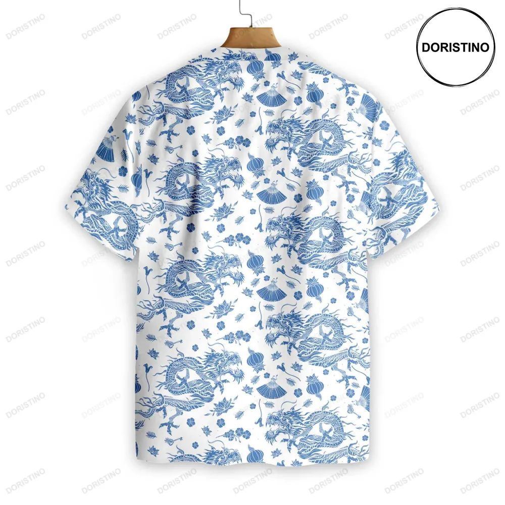 Ceramics Blue Pattern Ez24 Limited Edition Hawaiian Shirt