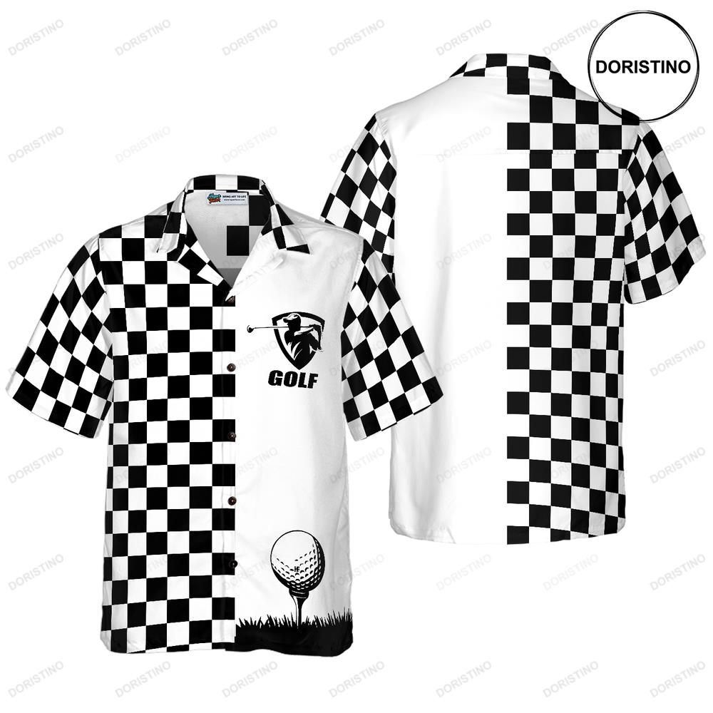 Checkboard Golf Awesome Hawaiian Shirt