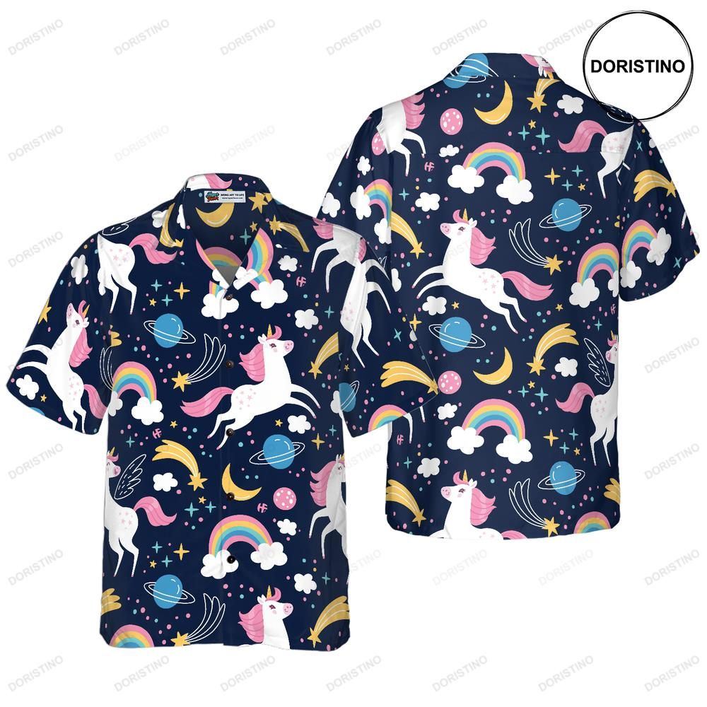 Cheerful Unicorn Limited Edition Hawaiian Shirt