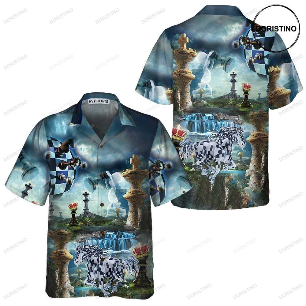 Chess Character Unique Chess For Men Women Gift For Chess Player Hawaiian Shirt