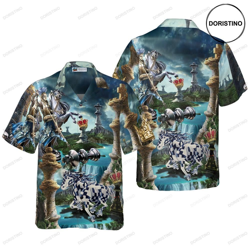 Chess Is My Life For Men Blue Chess Limited Edition Hawaiian Shirt