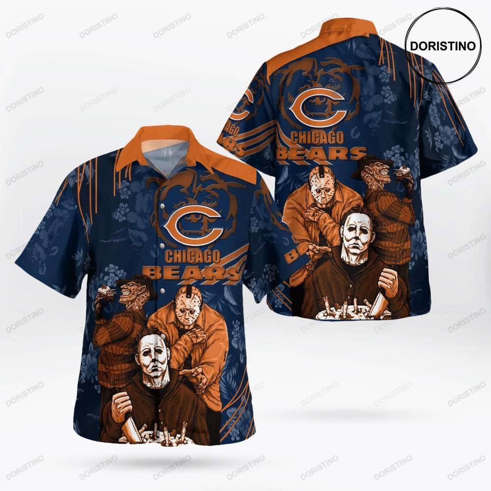 Chicago Bears Halloween Horror Limited Edition Hawaiian Shirt