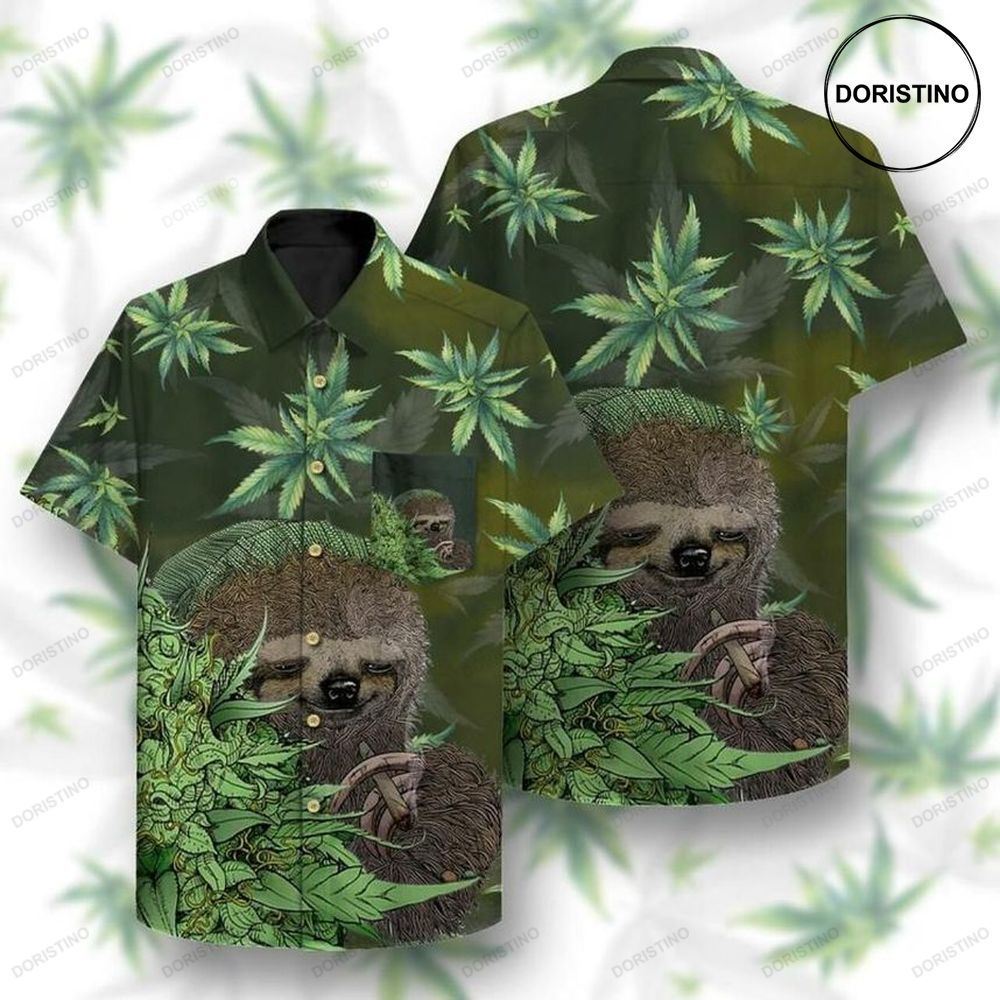Chilling Sloth Awesome Hawaiian Shirt