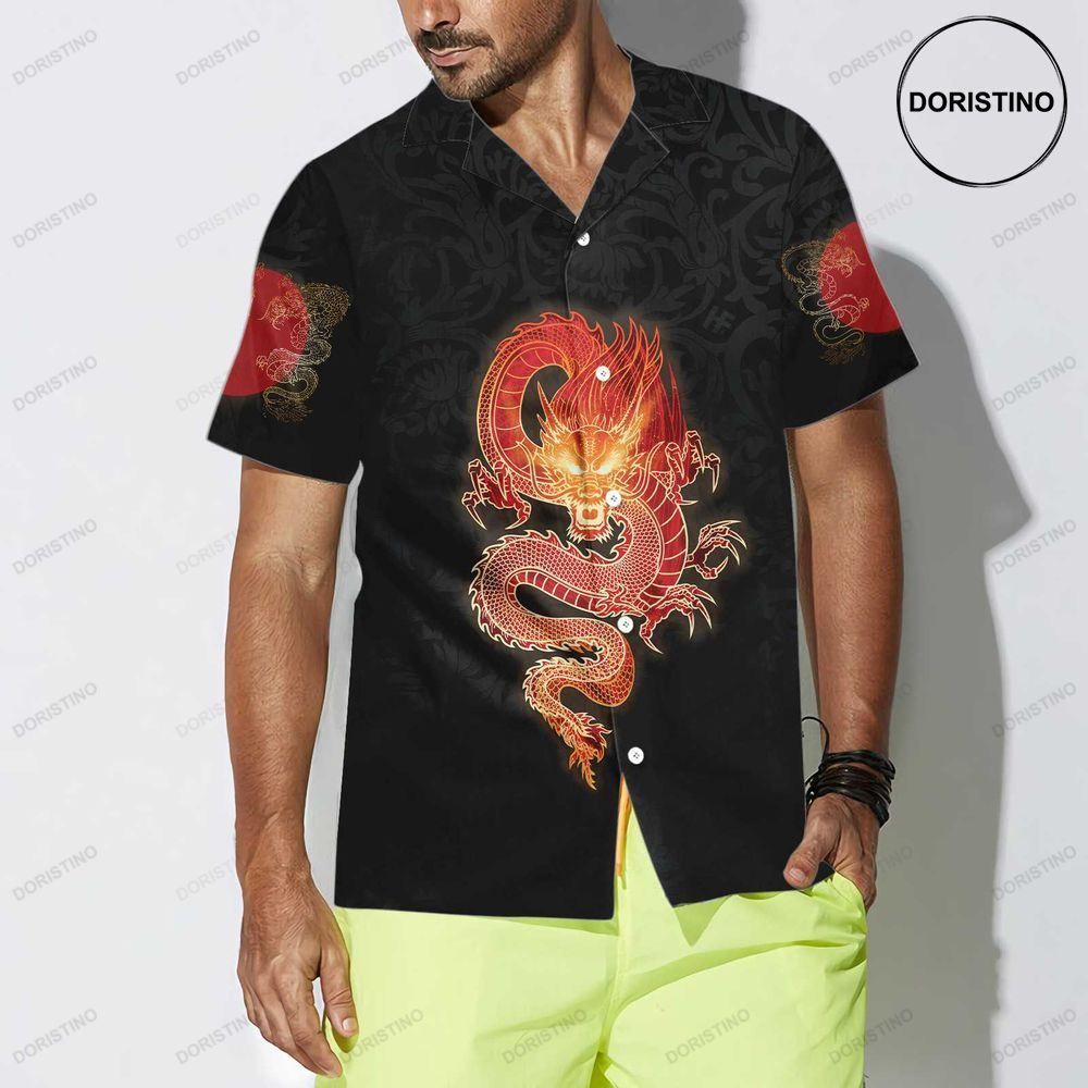 Chinese Dragon Red Dragon For Men And Women Limited Edition Hawaiian Shirt