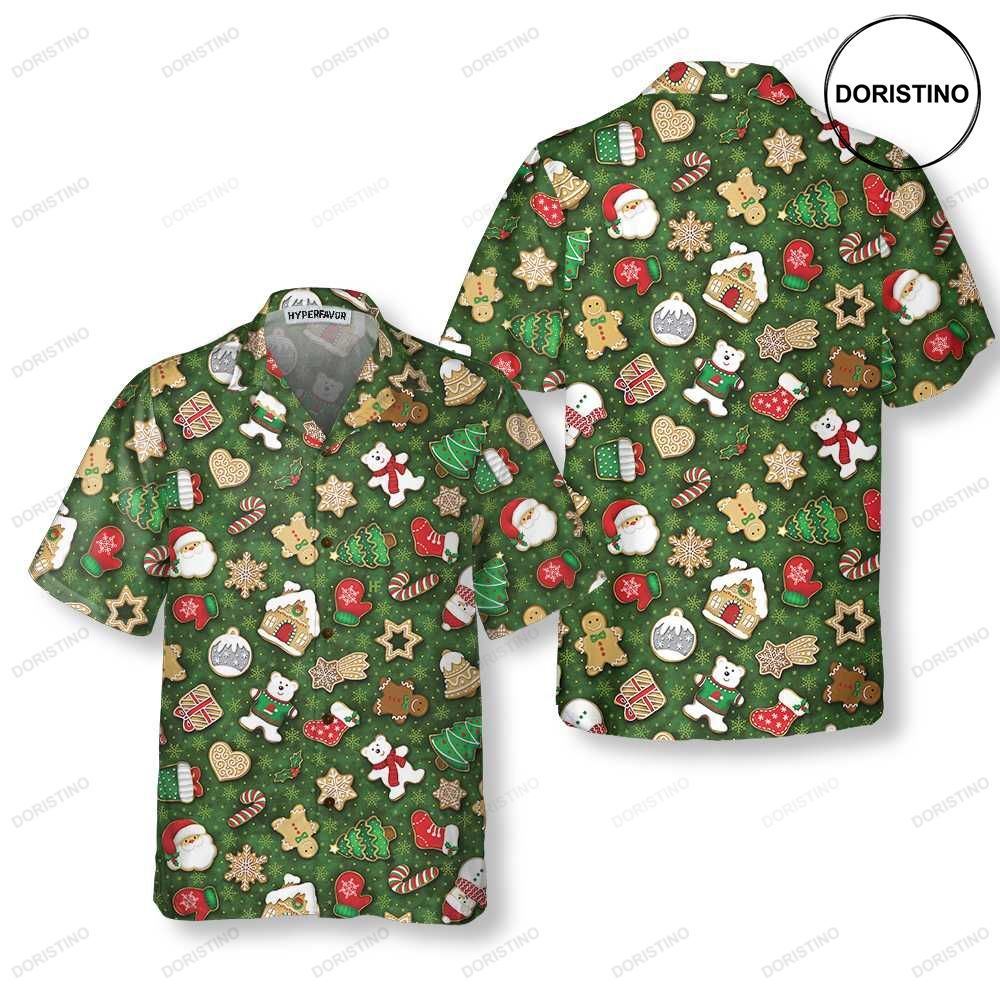 Christmas All Over Cookies Funny Christmas Best Christmas Gift Awesome Hawaiian Shirt