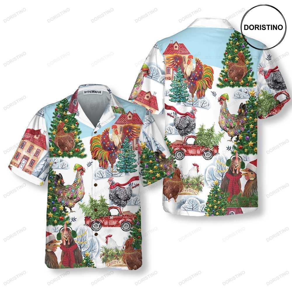 Christmas Chicken Funny Chicken Christmas Best Christmas Gift Idea Limited Edition Hawaiian Shirt