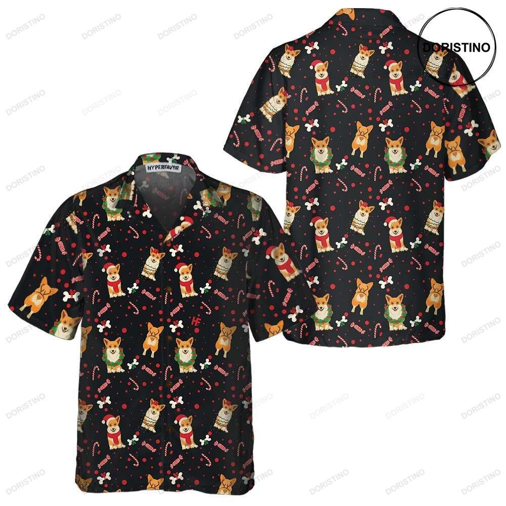 Christmas Corgis Dog Funny Dog Christmas Best Gift For Christmas Awesome Hawaiian Shirt