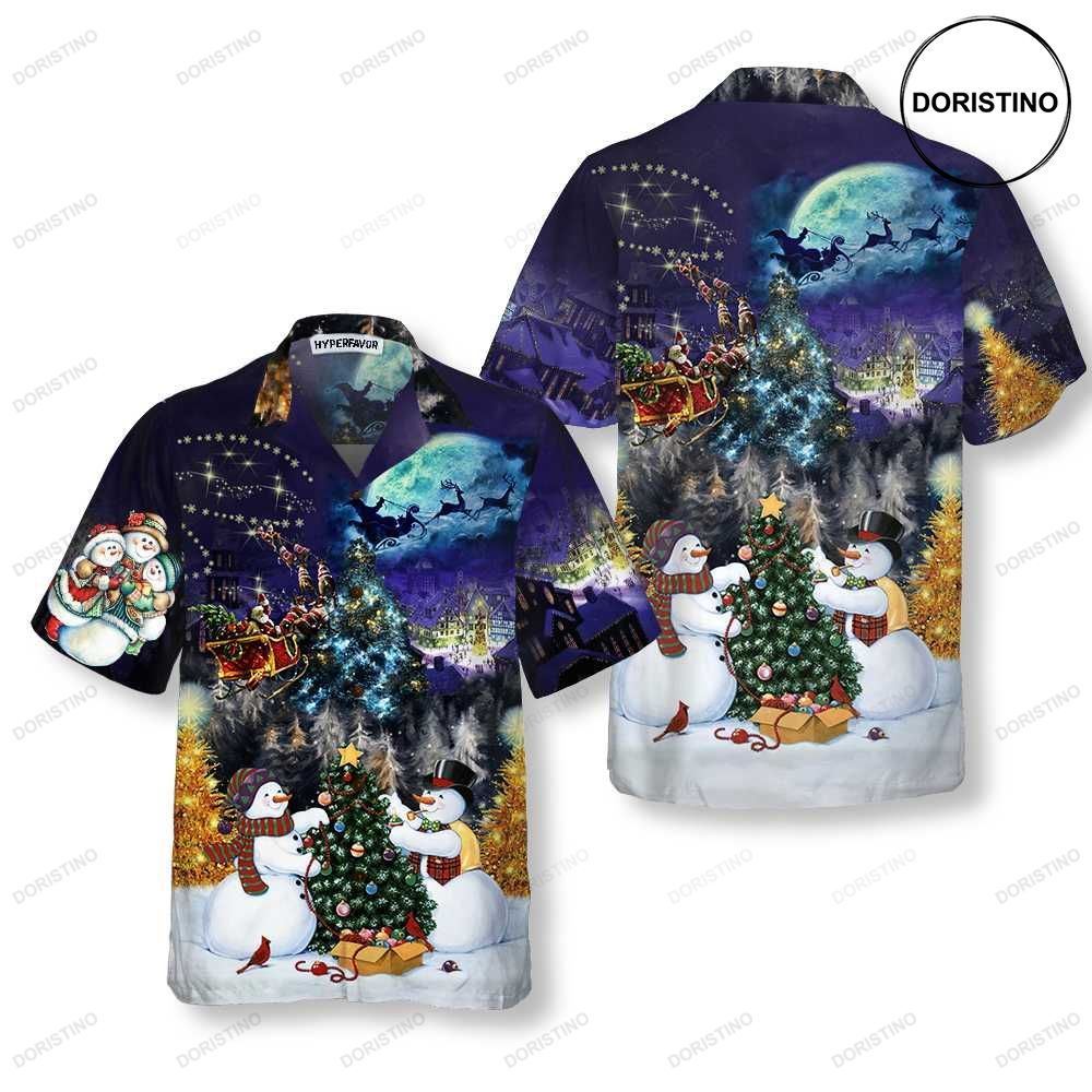 Christmas Night With Family Funny Christmas Best Xmas Gift Idea Limited Edition Hawaiian Shirt