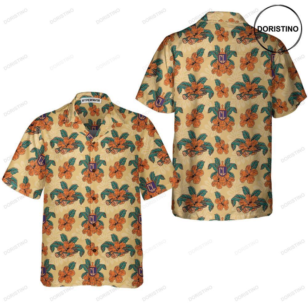 Cl Tropical Floral Hawaiian Shirt