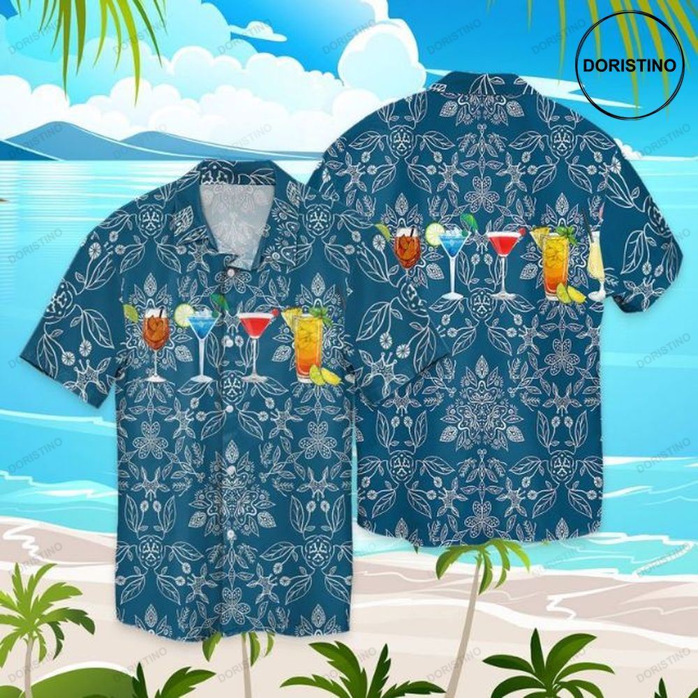 Cocktail Summer Hawaiian Shirt