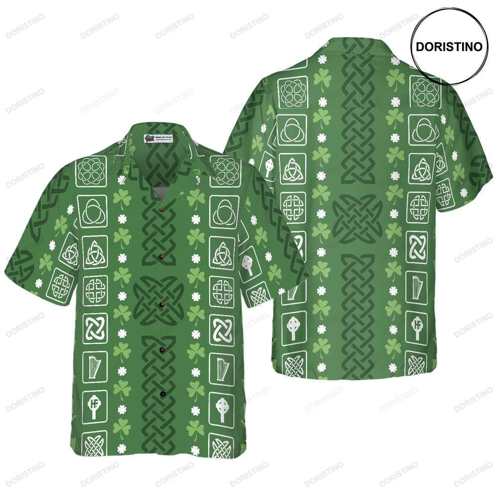Collection Of Celtic Irish Happy St Patrick's Day Awesome Hawaiian Shirt