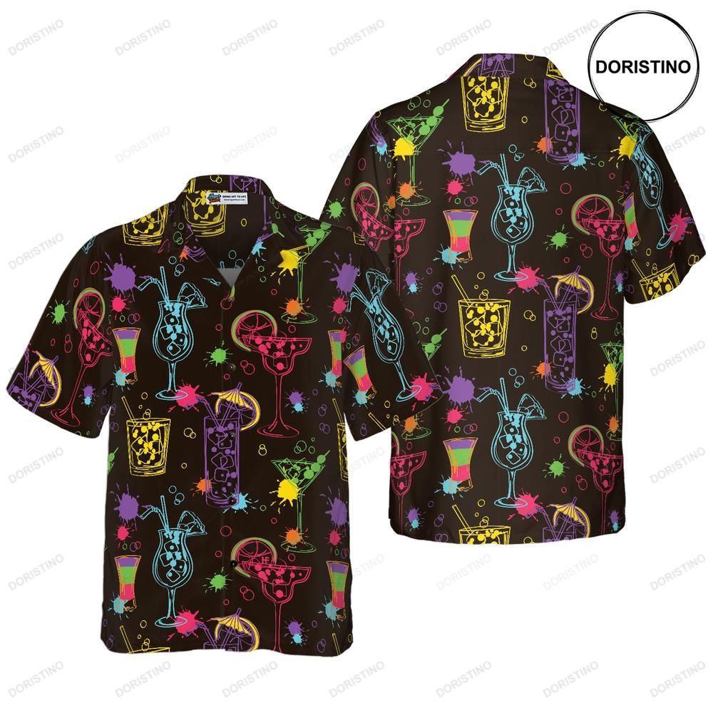 Colorful Cocktails Limited Edition Hawaiian Shirt