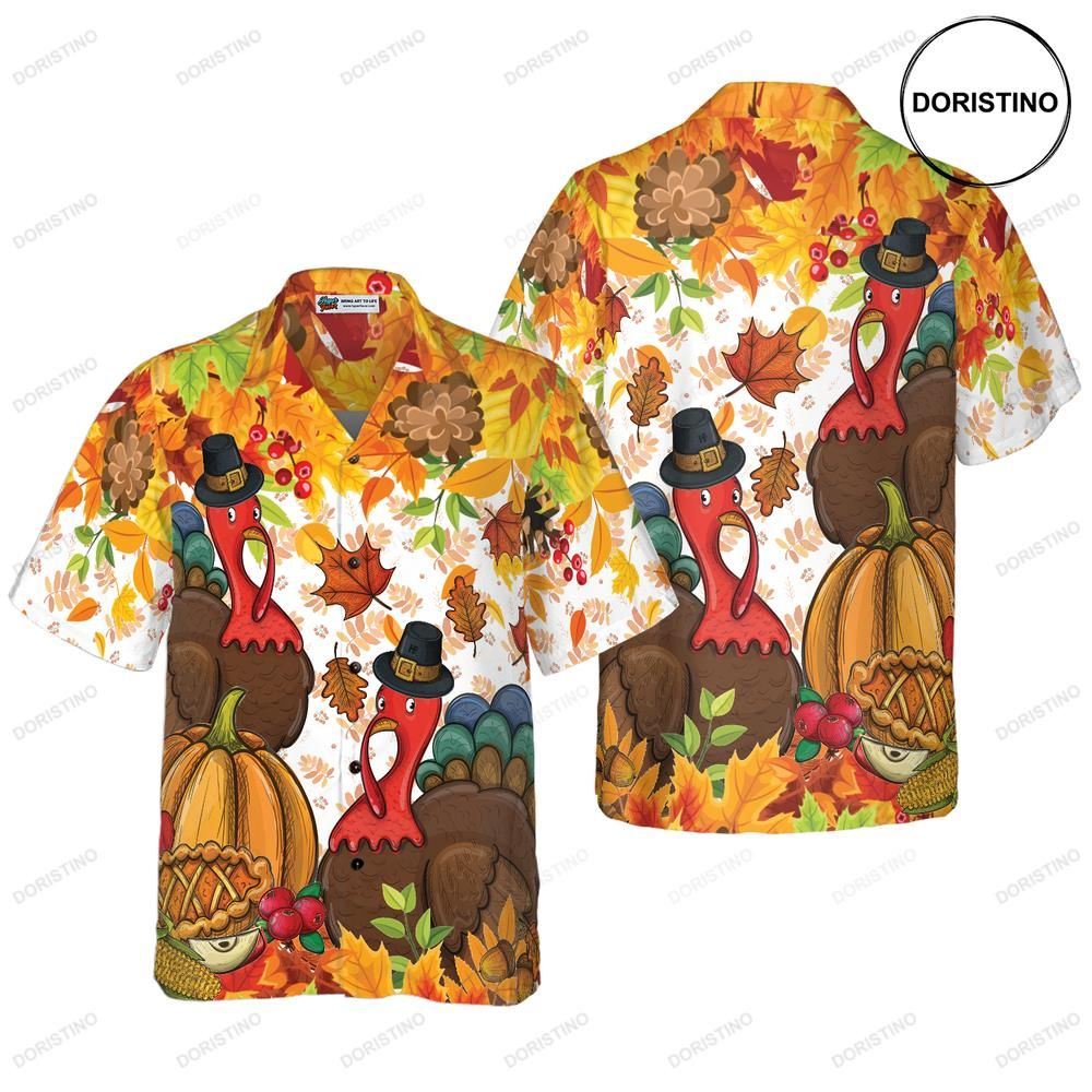 Colorful Festive Thanksgiving Limited Edition Hawaiian Shirt