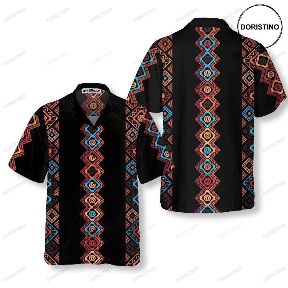 Colorful Tribal Pattern Native Amerian Ethnic Pattern American Indian Unique Na Limited Edition Hawaiian Shirt