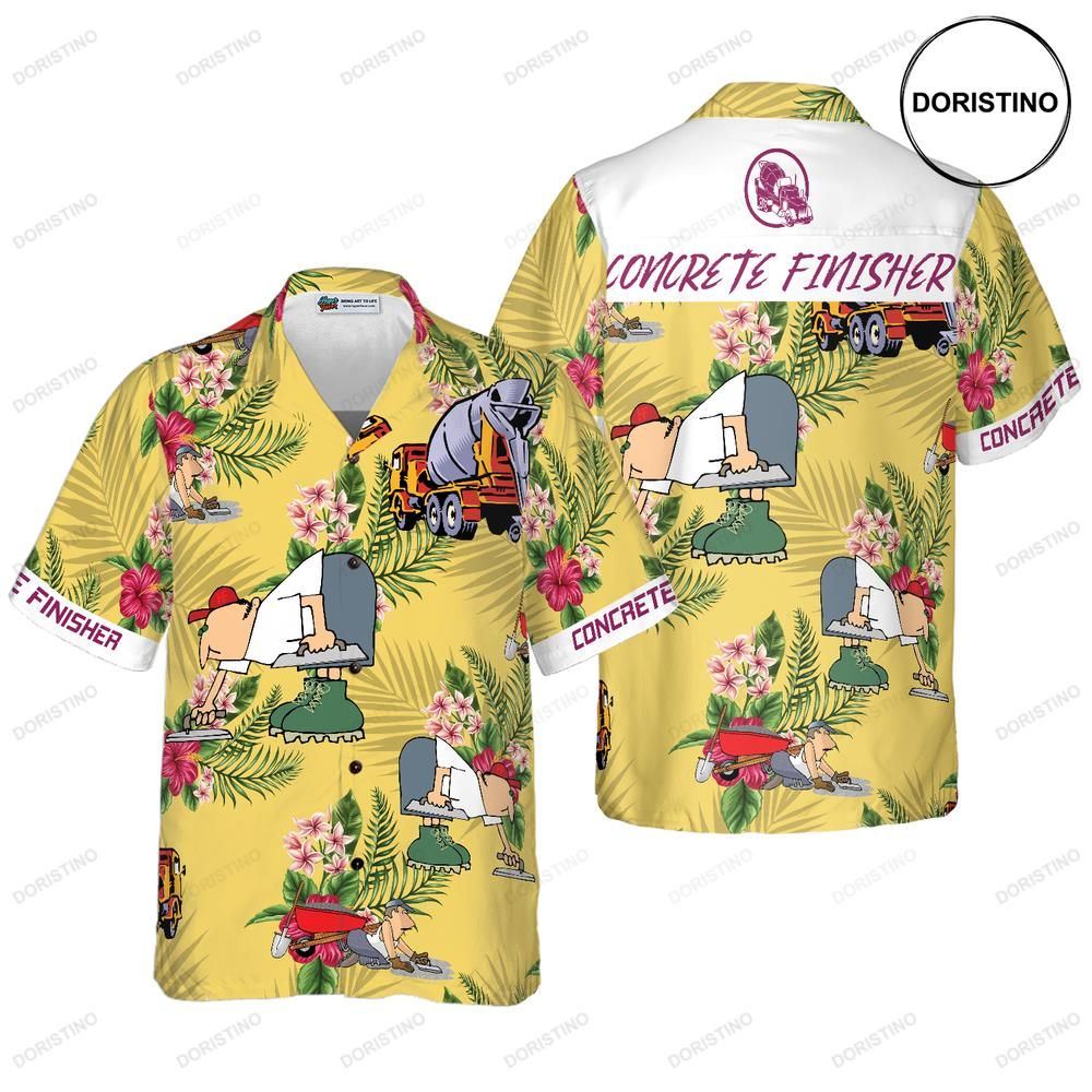 Concrete Finisher Limited Edition Hawaiian Shirt