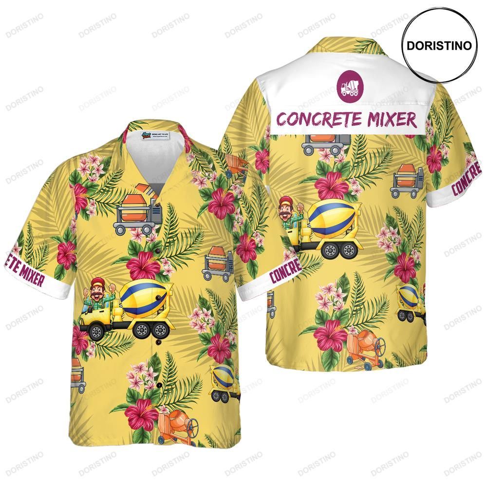 Concrete Mixer Awesome Hawaiian Shirt