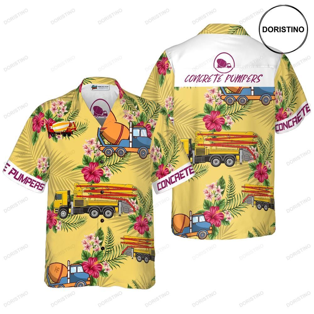 Concrete Pumpers Hawaiian Shirt