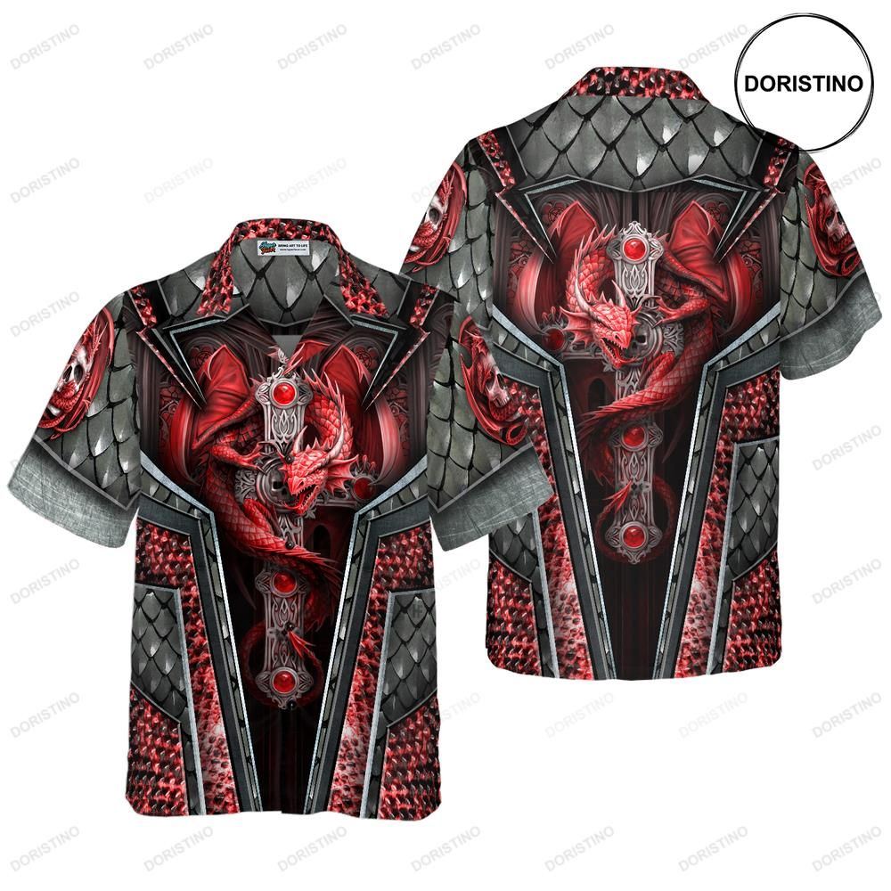 Cool Dragon 3d Awesome Hawaiian Shirt