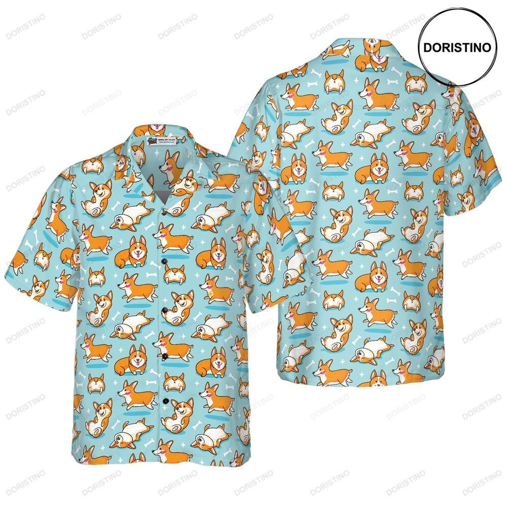 Corgis Life For Men Limited Edition Hawaiian Shirt